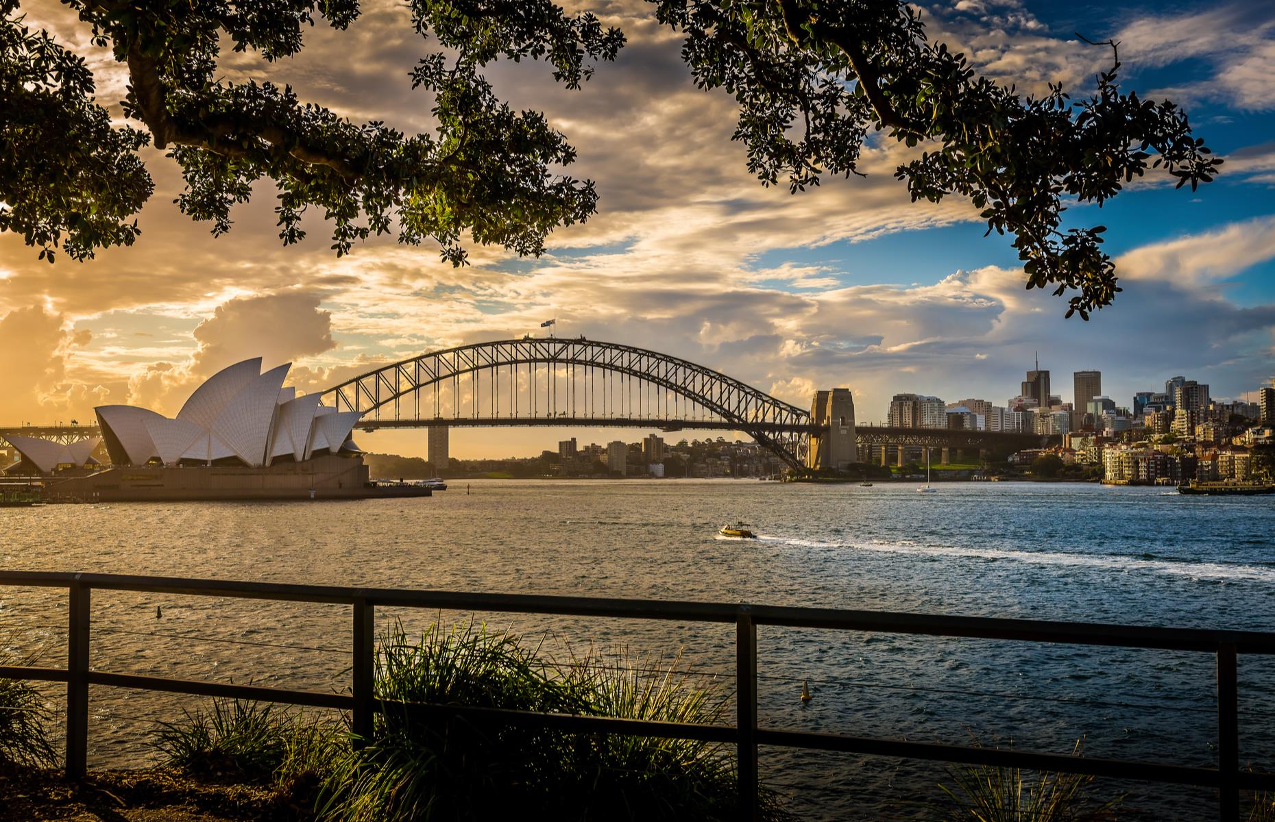 Mrs Macquarie’s Chair, Botanic Gardens, Sydney, Australia